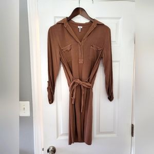 Splendid Shirt Dress in Brown